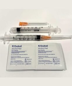 Pack of 10: 3ml Syringes with 25G 1.5" Needles + 10 FREE Alcohol Pads